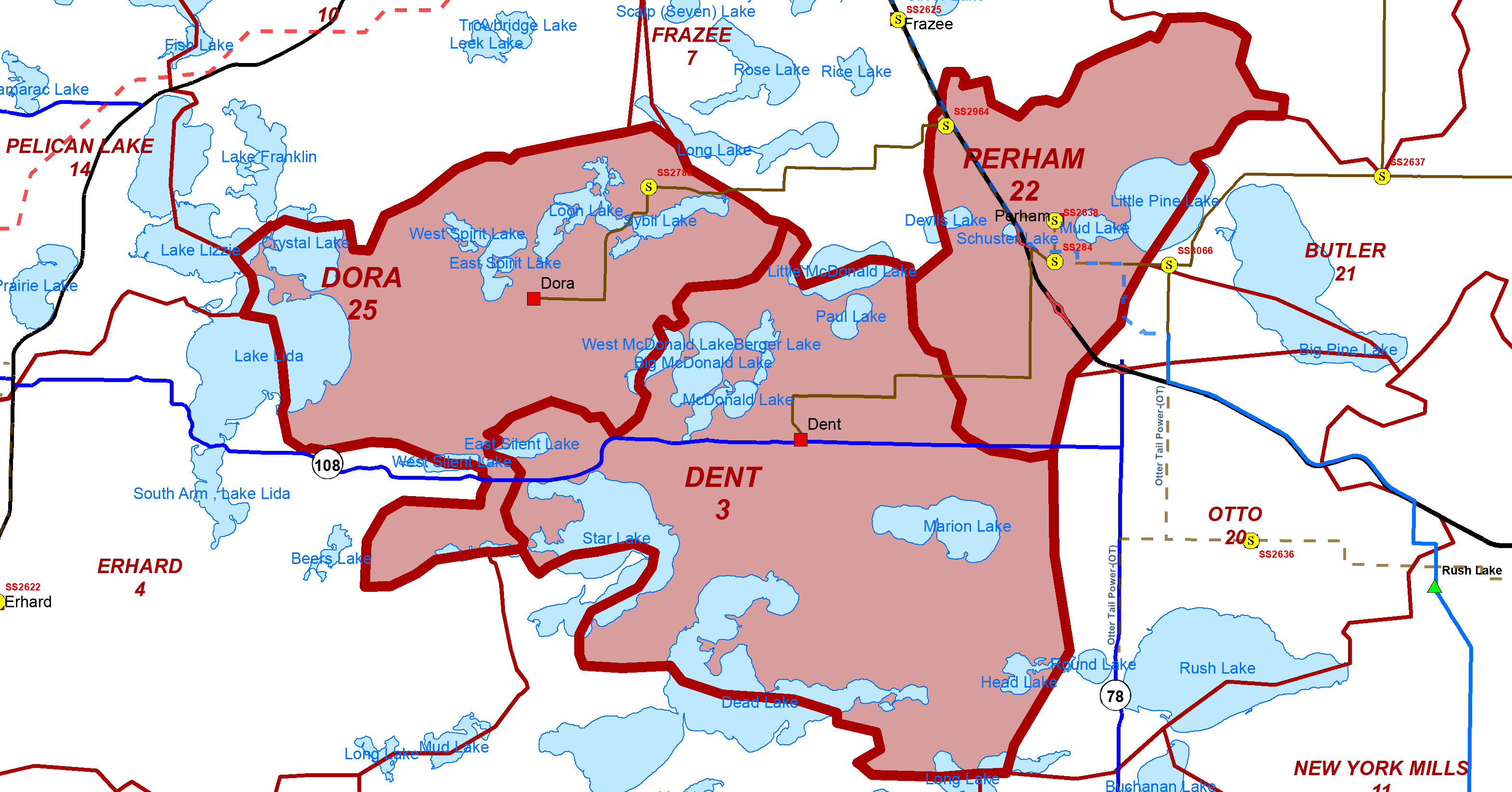 Schuster Lake Substation Area